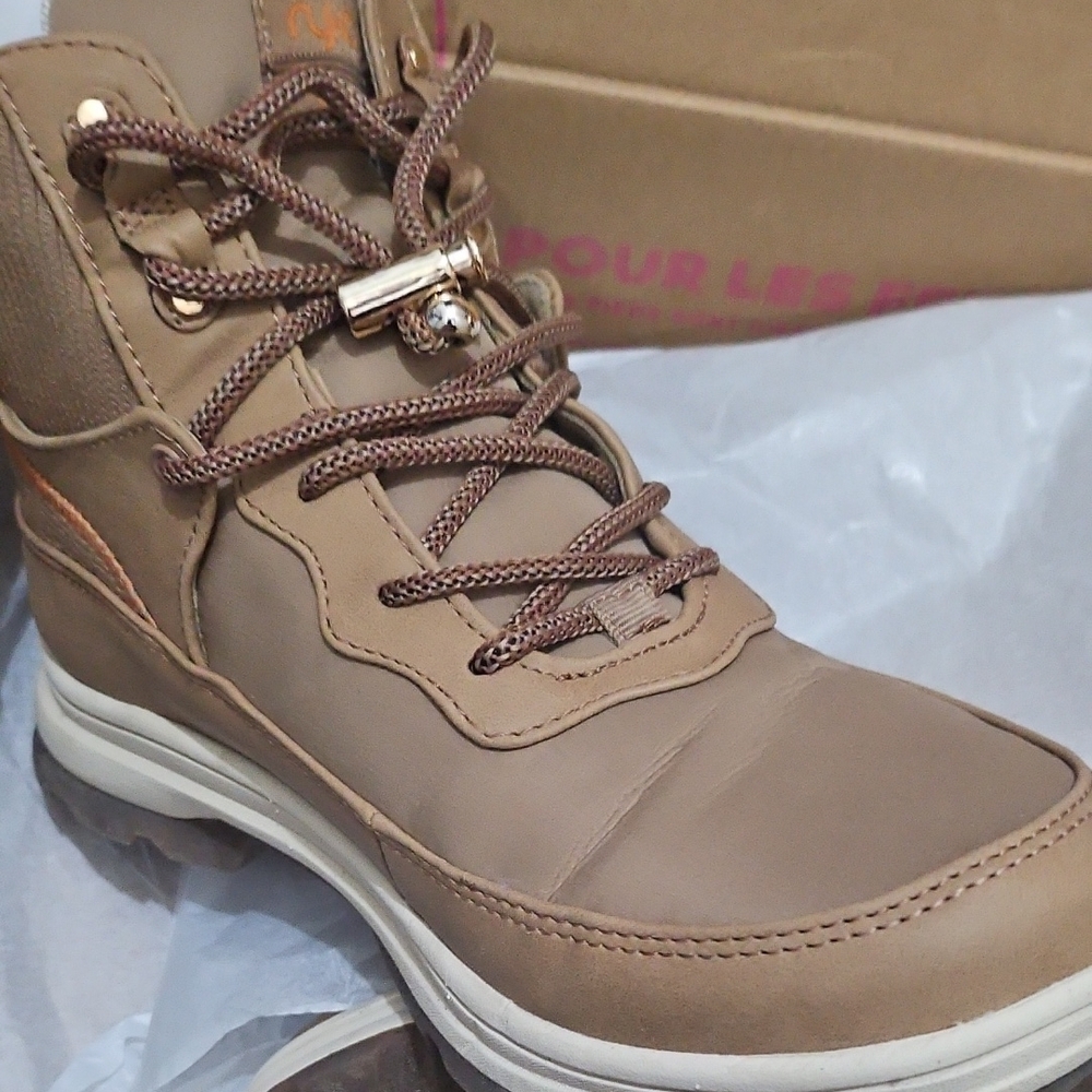 Ryka Women's Brae 2 Winter Boots (Walnut Brown Faux Leather) - USED ONCE - Picture 3 of 8